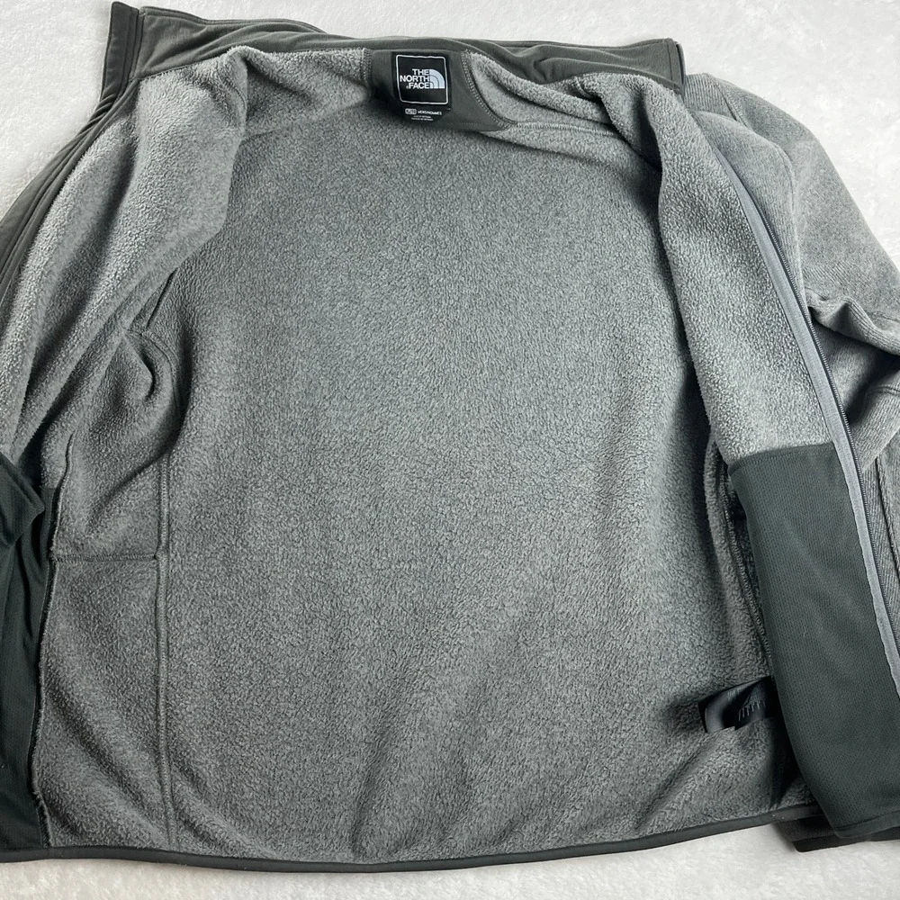 The North Face Gordon Lyons Sweater Fleece Jacket‎ Gray Mens XL